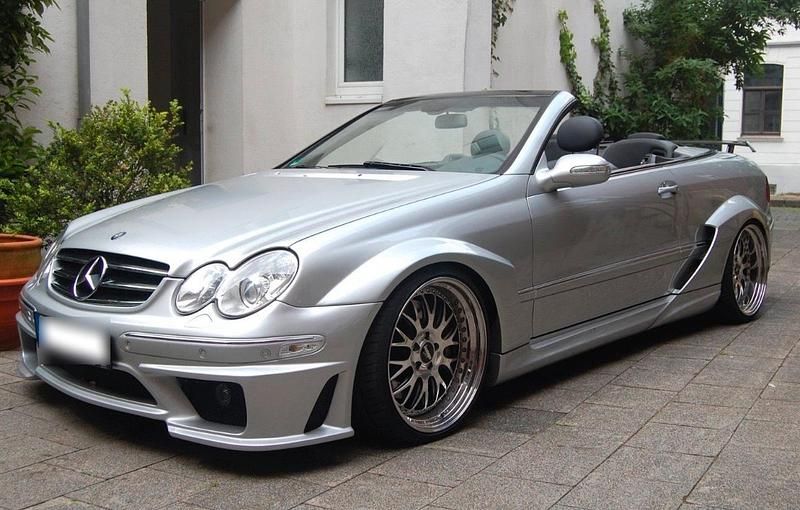Gebraucht Mercedes CLK500 306 PS (225 kW) 2004 Silber Cabrio