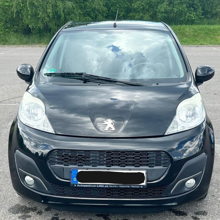 Schwarz Gebraucht 2012 Peugeot 107 Active Kleinwagen | 4.600 € (Fairer Preis) - Bild 1/4