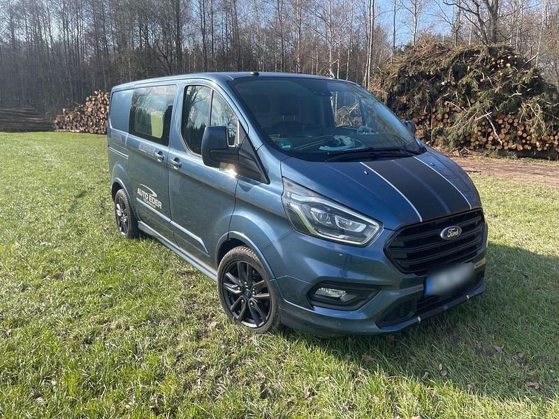 Gebraucht Ford Transit Custom Sport 185 PS (136 kW) 2019 Blau Van / Kleinbus