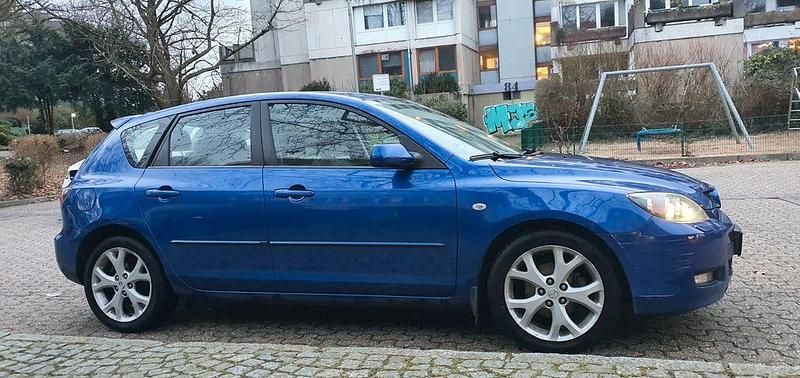 Gebraucht Mazda 3 Prime-Line 105 PS (77 kW) 2009 Blau Limousine