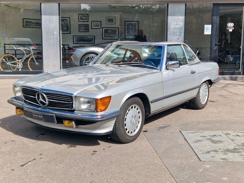 Gebraucht Mercedes SL500 1987 Silber Cabrio