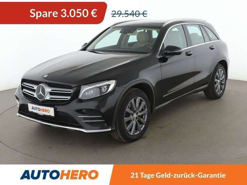 Schwarz Gebraucht 2016 Mercedes GLC250 AMG line SUV | 26.490 € (Fairer Preis) - Bild 1/3