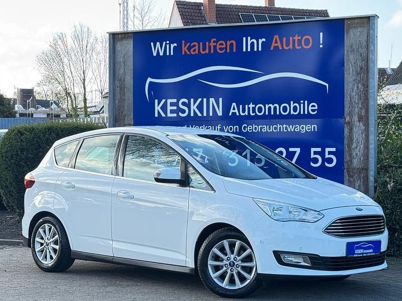 Gebraucht Ford C-MAX Titanium 120 PS (88 kW) 2016 Weiß Van / Kleinbus
