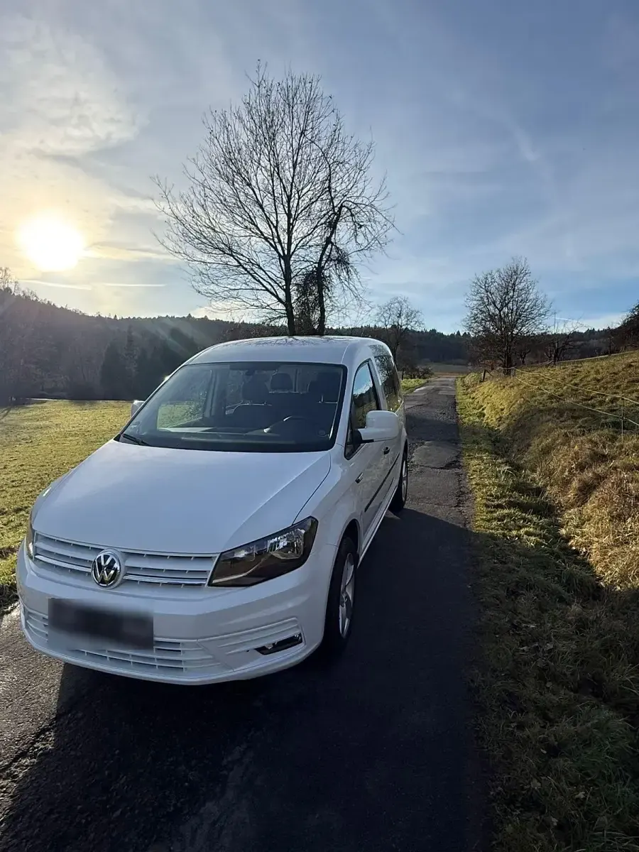 Gebraucht VW Caddy 75 PS (55 kW) 2019 Weiß Van / Kleinbus
