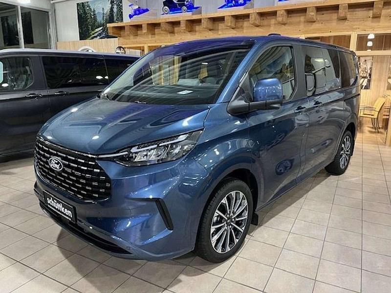 Chromablau metallic Neu 2024 Ford Tourneo Custom Titanium X Van / Kleinbus | 53.950 € (Fairer Preis) - Bild 1/4