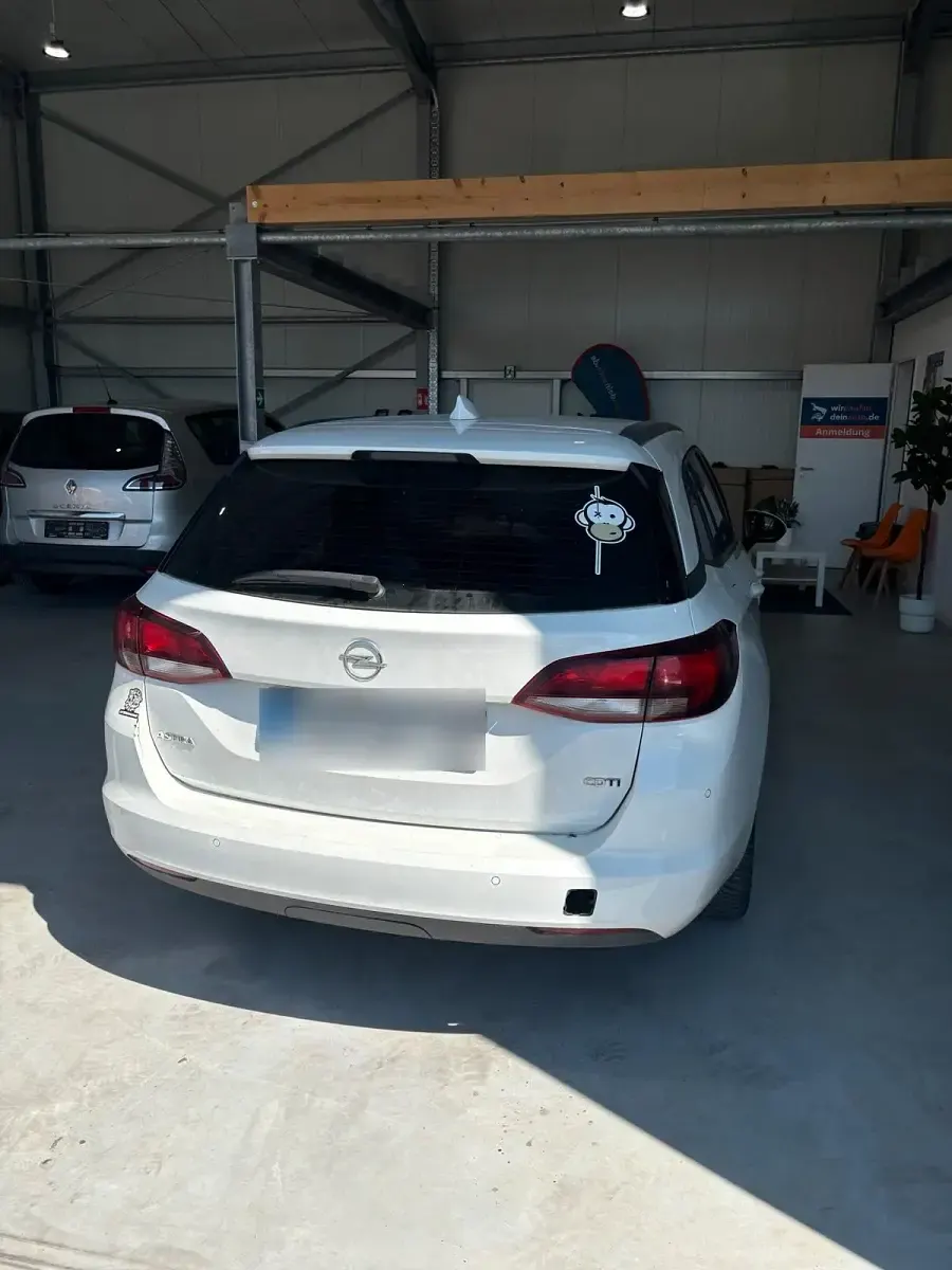 Gebraucht Opel Astra 110 PS (80 kW) 2017 Weiß Kombi