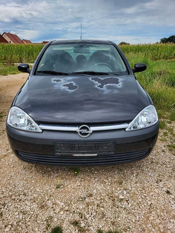 Schwarz Gebraucht 2003 Opel Corsa Limousine | 500 € (Guter Preis) - Bild 1/4