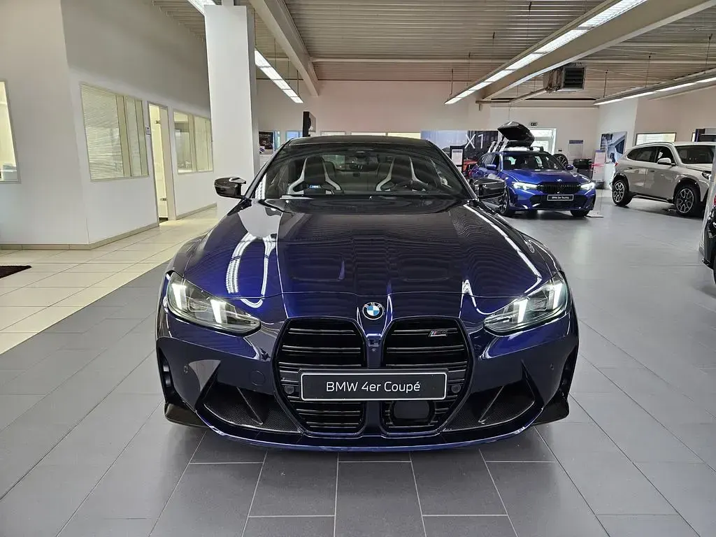 Ny BMW M4 Competition Edition 530 HK (389 kW) 2026 Blå