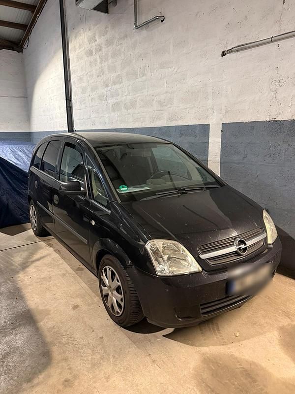 Schwarz Gebraucht 2004 Opel Meriva Van / Kleinbus | 500 € (Superpreis) - Bild 1/4