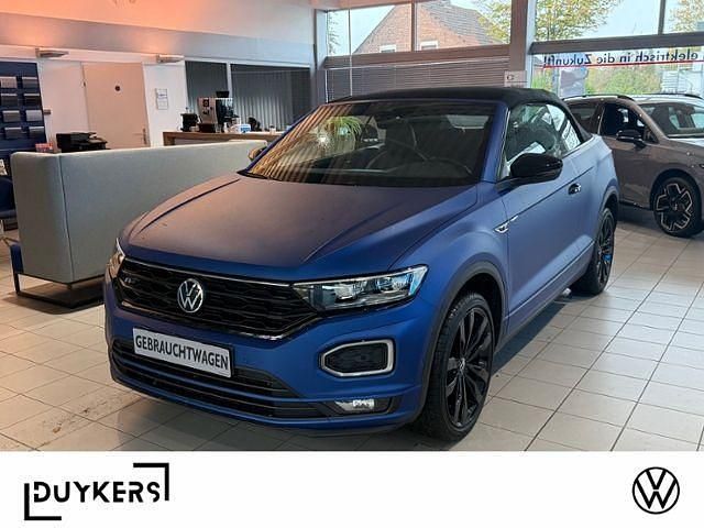 Blau Gebraucht 2021 VW T-Roc Cabriolet R-line Edition Cabrio | 24.899 € (Fairer Preis) - Bild 1/4