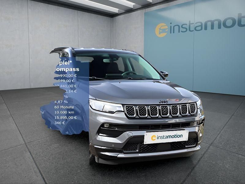 Grau Gebraucht 2024 Jeep Compass SUV | 30.749 € (Fairer Preis) - Bild 1/4