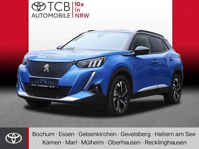Blau Gebraucht 2022 Peugeot e-2008 Allure SUV | 17.496 € (Guter Preis) - Bild 1/4