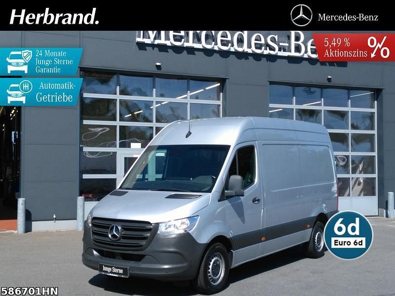 Silber Gebraucht 2021 Mercedes Sprinter Van | 34.808 € (Guter Preis) - Bild 1/4