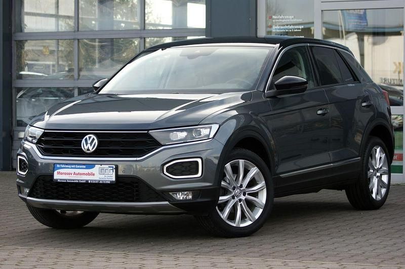 Grau Gebraucht 2019 VW T-Roc Style SUV | 18.400 € (Teuer) - Bild 1/4