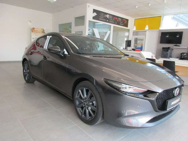 Grau Neu 2025 Mazda 3 Exclusive-Line Limousine | 32.990 € (Fairer Preis) - Bild 1/4