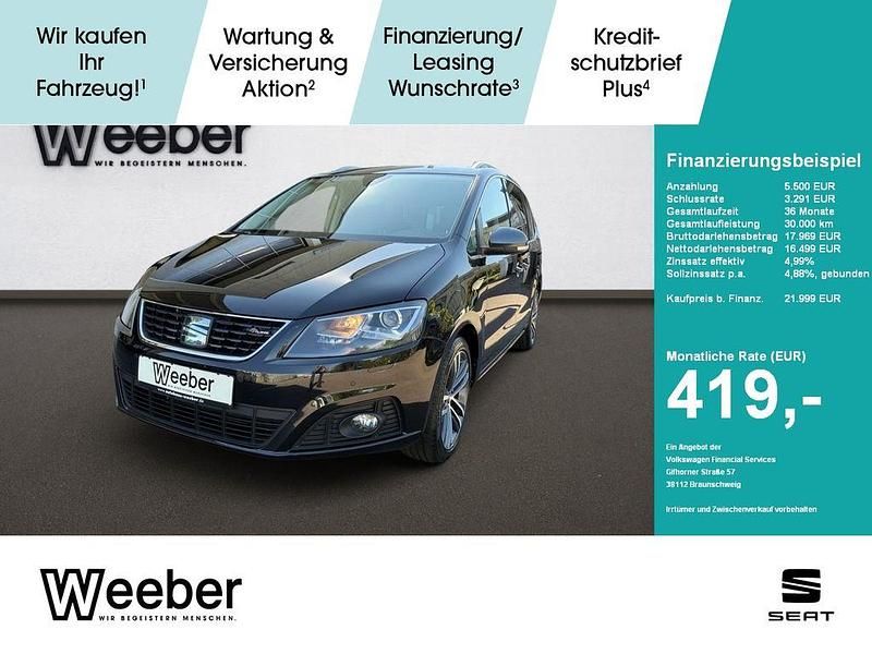 Schwarz Gebraucht 2019 Seat Alhambra FR-Line Van / Kleinbus | 21.998 € (Guter Preis) - Bild 1/4