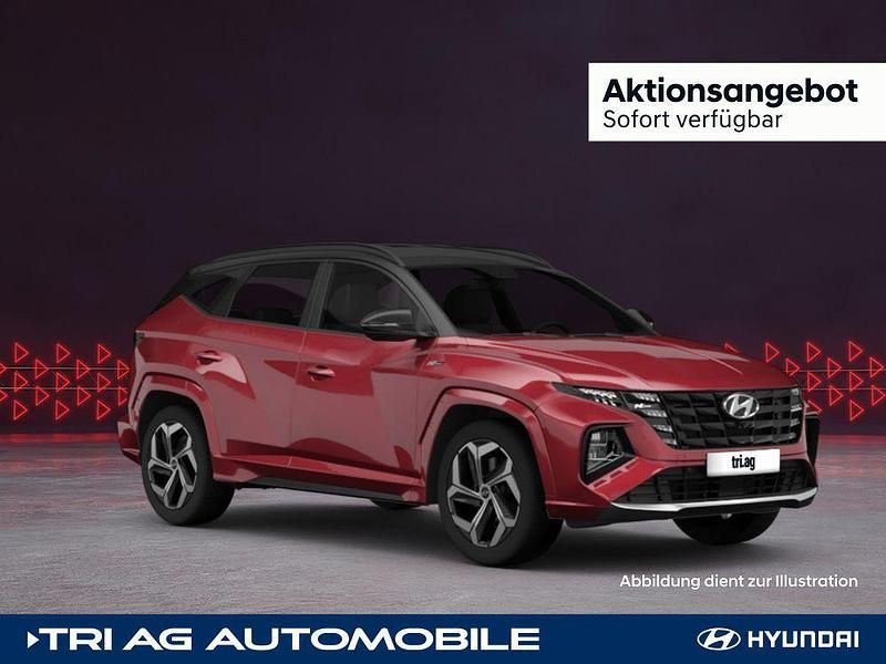 Ultimate red / met Gebraucht 2024 Hyundai Tucson N Line SUV | 35.395 € (Etwas zu teuer) - Bild 1/4