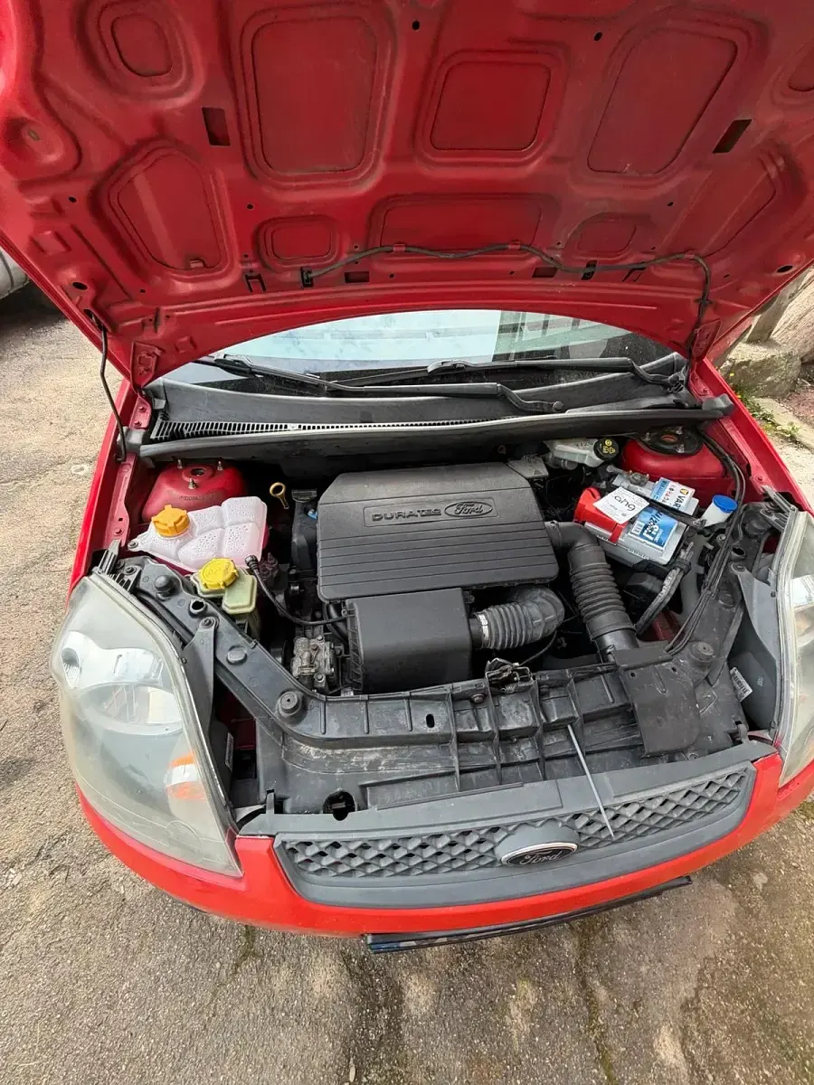 Gebraucht Ford Fiesta 75 PS (55 kW) 2008 Rot Kleinwagen