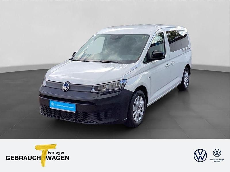 Weiß Gebraucht 2021 VW Caddy Maxi Van / Kleinbus | 26.410 € (Teuer) - Bild 1/4
