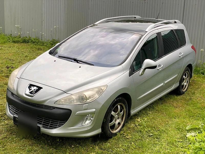Silber Gebraucht 2008 Peugeot 308 SW Kombi | 1.499 € - Bild 1/4