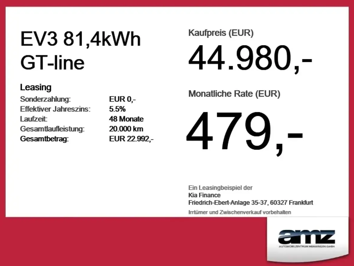 Gebraucht Kia EV3 GT-Line 150 kW (204 PS) 2025 Aventurin grün metallic SUV
