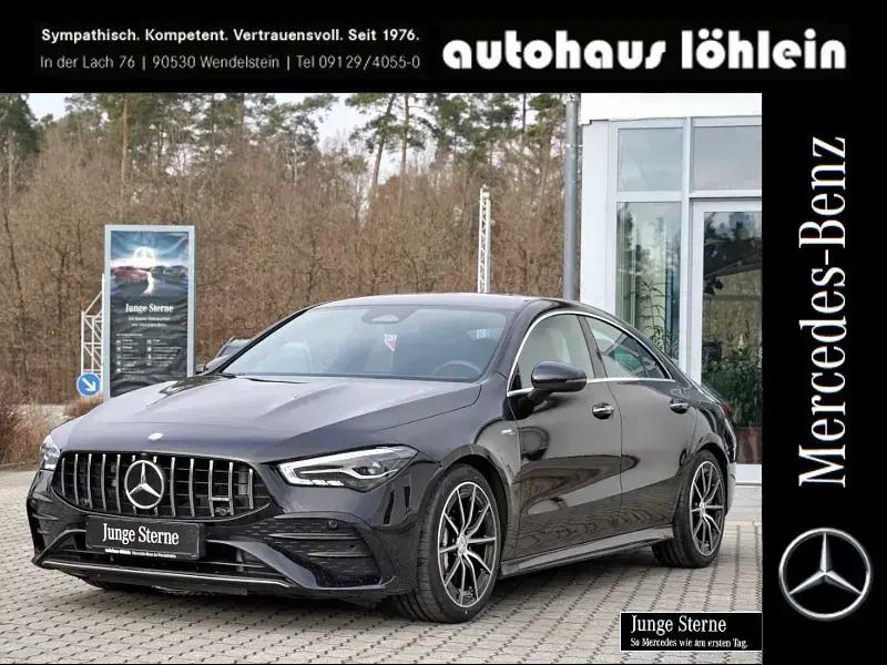 Kosmosschwarz Gebraucht 2024 Mercedes CLA35 AMG AMG Coupé | 43.666 € (Fairer Preis) - Bild 1/4