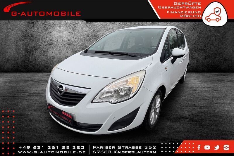 Weiß Gebraucht 2013 Opel Meriva Edition Van / Kleinbus | 3.500 € (Fairer Preis) - Bild 1/4