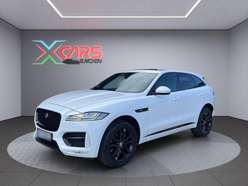 Weiß Gebraucht 2017 Jaguar F-Pace R-Sport SUV | 22.999 € (Guter Preis) - Bild 1/4