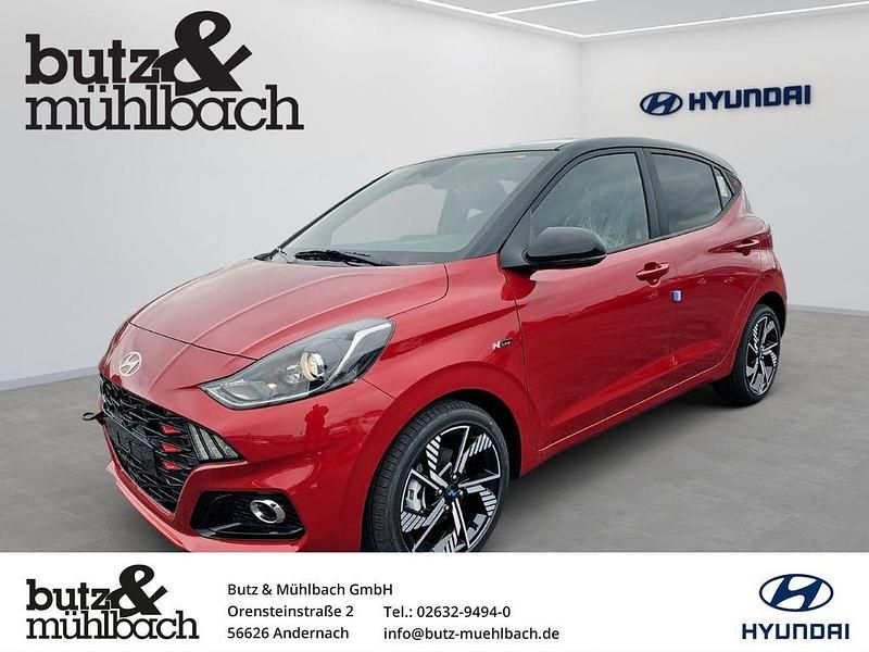 Dragon red/ phantom black / mi Neu 2025 Hyundai i10 N Line Kleinwagen | 22.490 € (Etwas zu teuer) - Bild 1/3