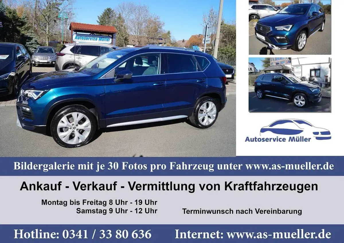 Second-hand Seat Ateca 150 CP (110 kW) 2022 Albastru SUV