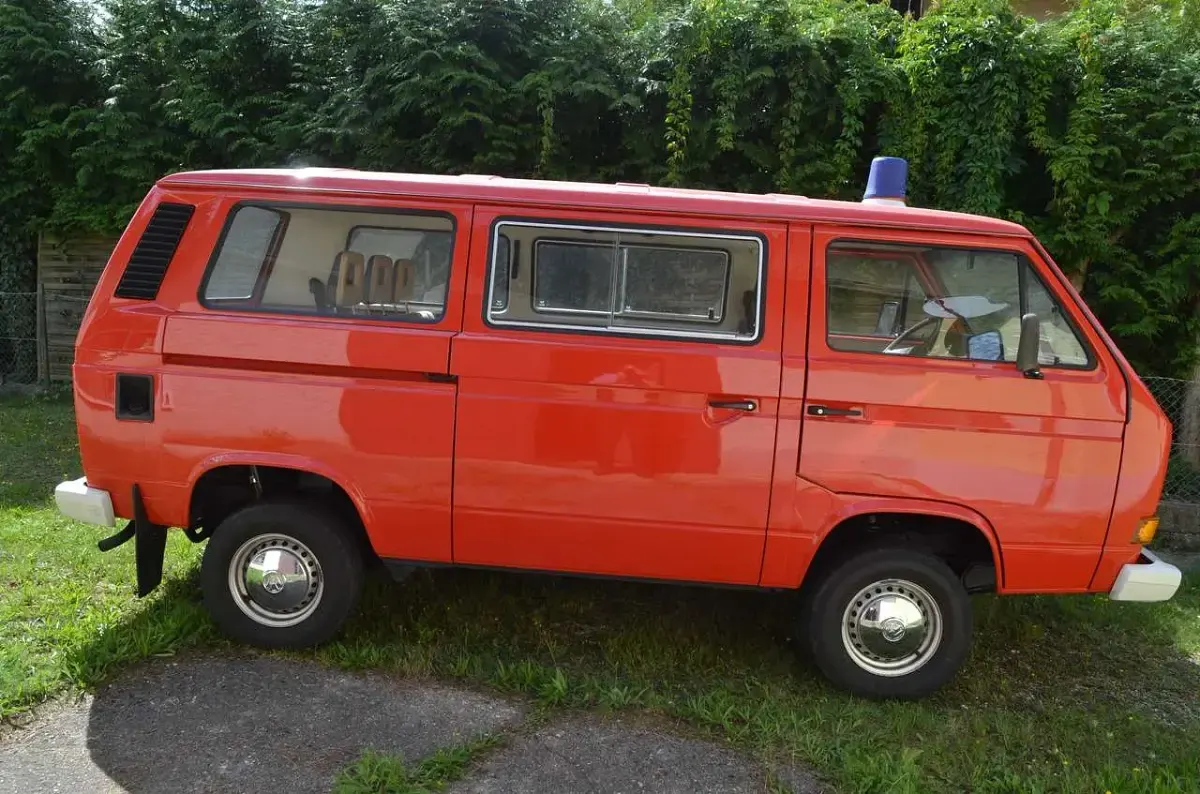 Gebraucht VW T3 95 PS (69 kW) 1986 Rot Van