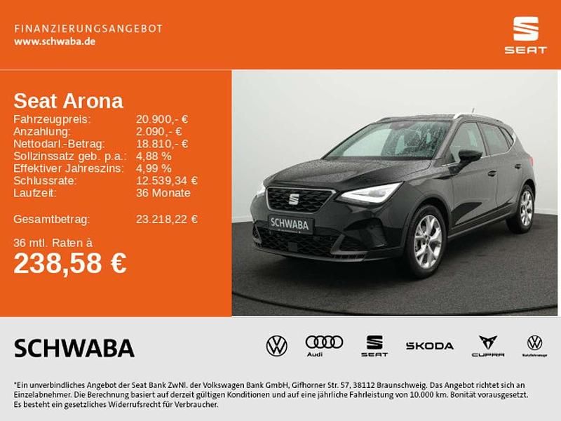 Gebraucht Seat Arona FR 150 PS (110 kW) 2023 Midnight schwarz SUV