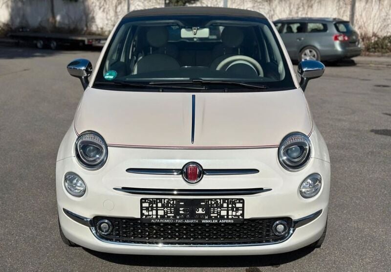 Weiß Gebraucht 2017 Fiat 500C Anniversary Cabrio | 8.900 € (Guter Preis) - Bild 1/4