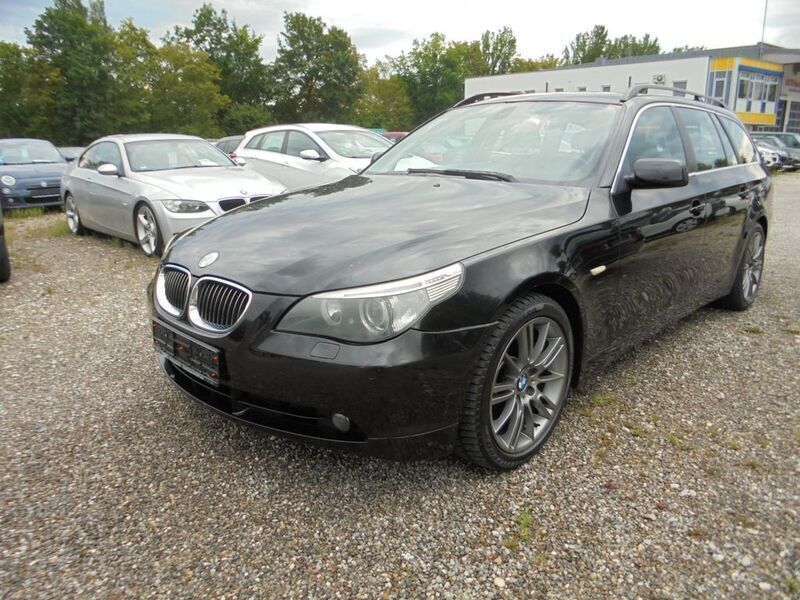Schwarz Gebraucht 2007 BMW 525 Kombi | 7.990 € (Teuer) - Bild 1/4