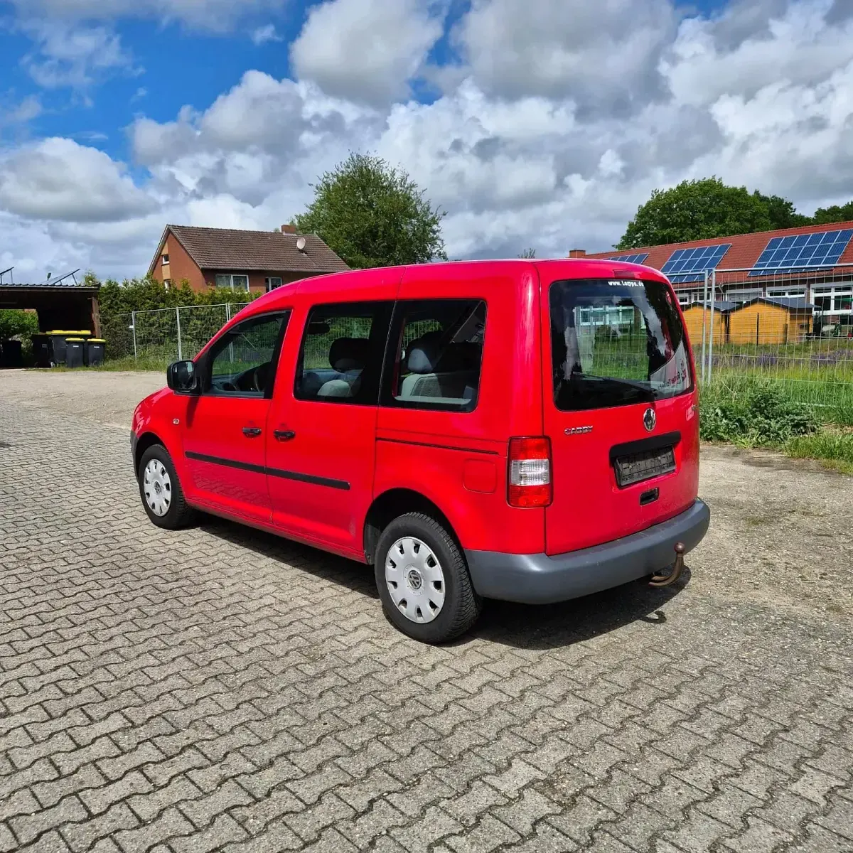 Gebraucht VW Caddy Edition 80 PS (58 kW) 2009 Rot Van / Kleinbus