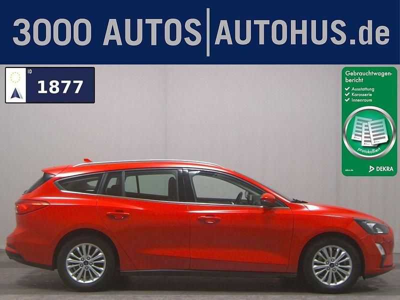 Rot Gebraucht 2019 Ford Focus Titanium Kombi | 9.979 € (Guter Preis) - Bild 1/4