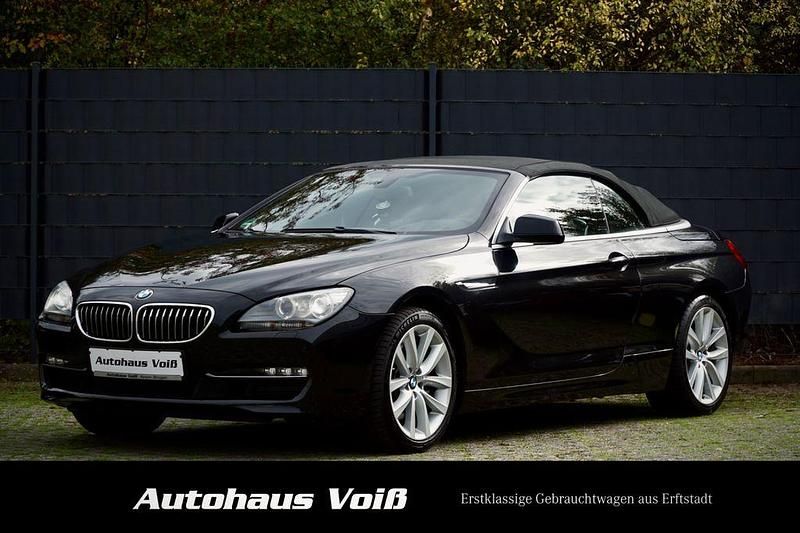 Schwarz Gebraucht 2013 BMW 640 Cabriolet Cabrio | 21.980 € (Superpreis) - Bild 1/4