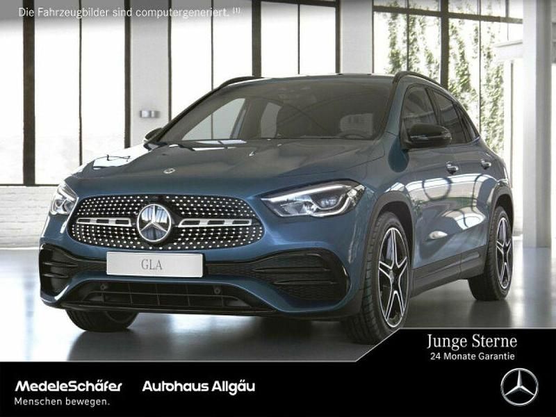 Denimblau (metallic) Gebraucht 2022 Mercedes GLA250 AMG SUV | 33.839 € (Fairer Preis) - Bild 1/4