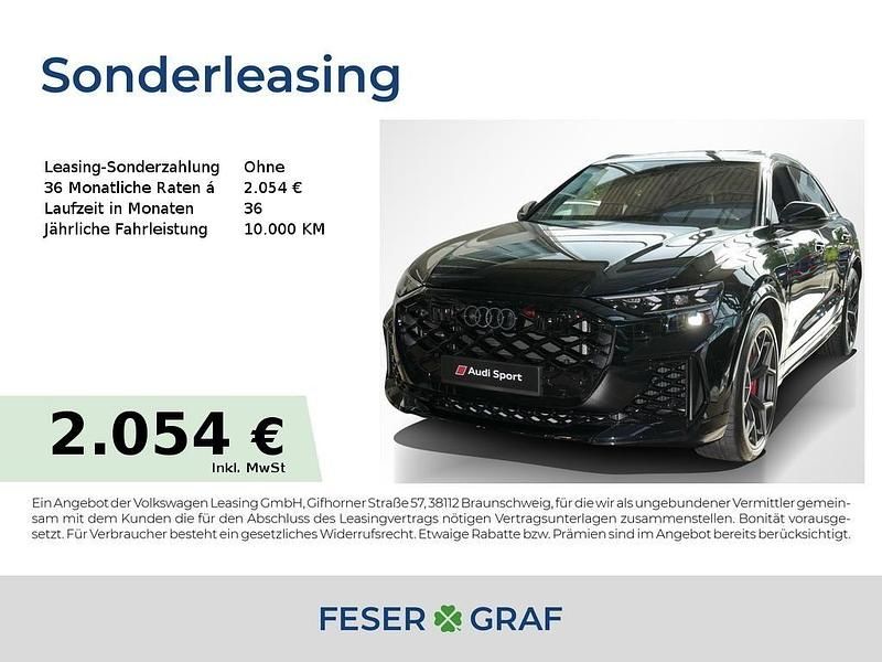 Mythosschwarz metallic Neu 2025 Audi RS Q8 Performance SUV | 171.748 € (Fairer Preis) - Bild 1/3