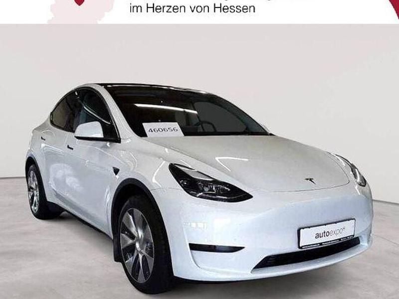 Pearl white multicoat Gebraucht 2022 Tesla Model Y RWD SUV | 29.989 € (Fairer Preis) - Bild 1/4