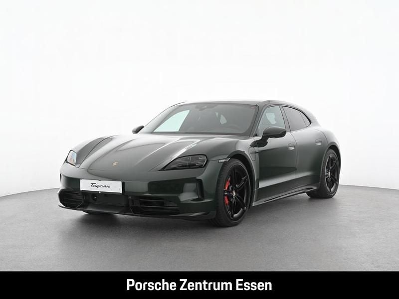 Oakgrünmetallic neo Gebraucht 2024 Porsche Taycan 4S Sport Turismo Limousine | 134.900 € - Bild 1/4
