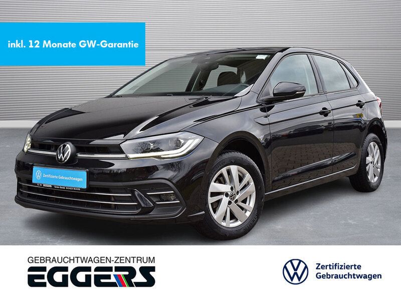 Gebraucht VW Polo Style 110 PS (80 kW) 2022 Schwarz Limousine