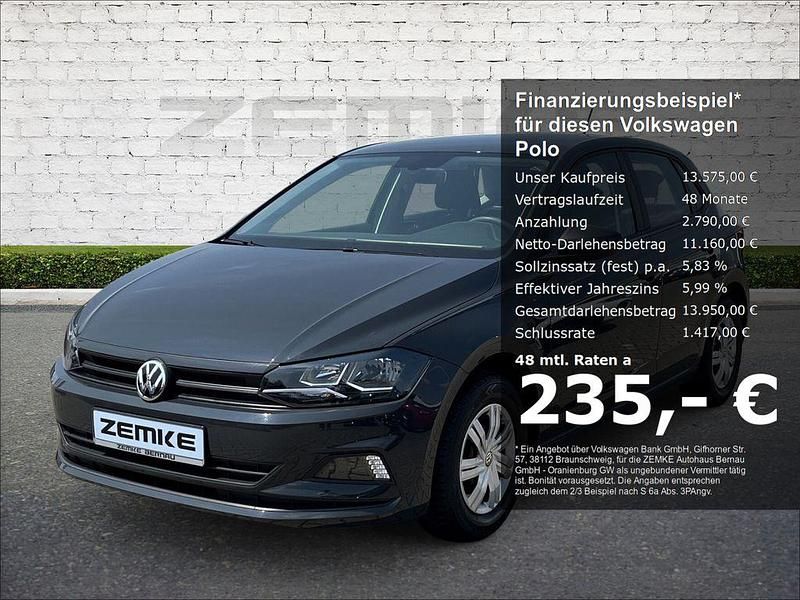 Grau Gebraucht 2020 VW Polo Trendline Kleinwagen | 13.575 € (Fairer Preis) - Bild 1/4