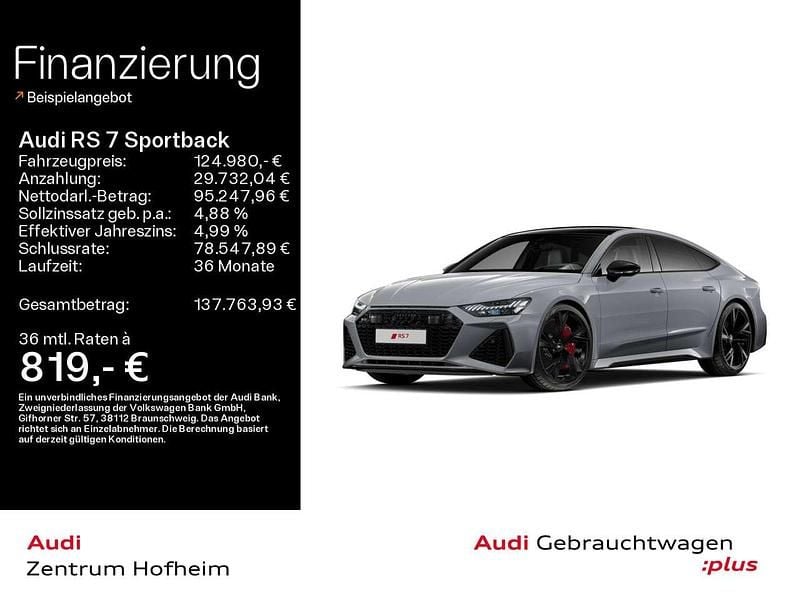 Gebraucht Audi RS7 Performance 630 PS (463 kW) 2025 Nardograu Kleinwagen