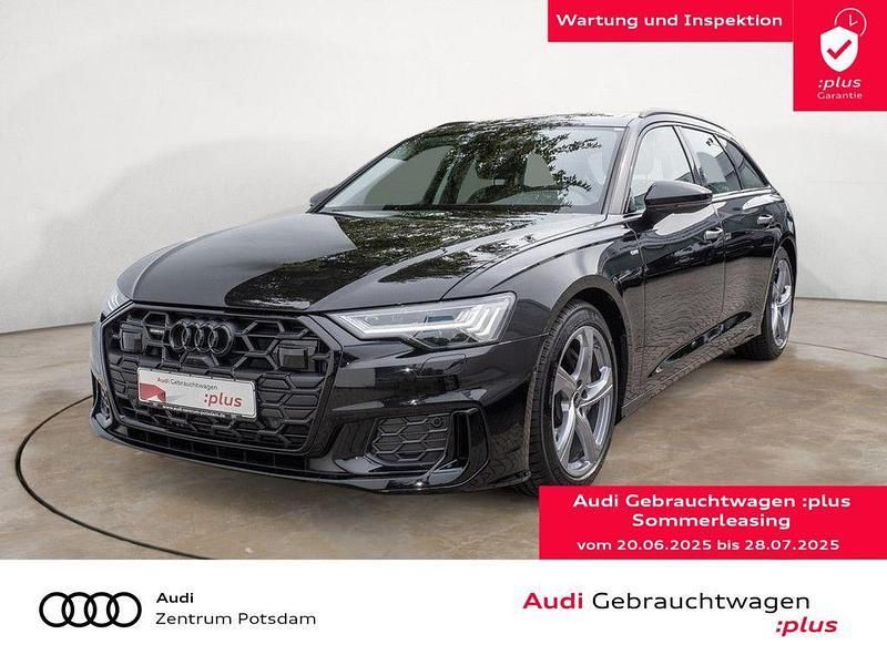 Mythosschwarz metallic Gebraucht 2025 Audi A6 S-Line Kombi | 69.990 € - Bild 1/4