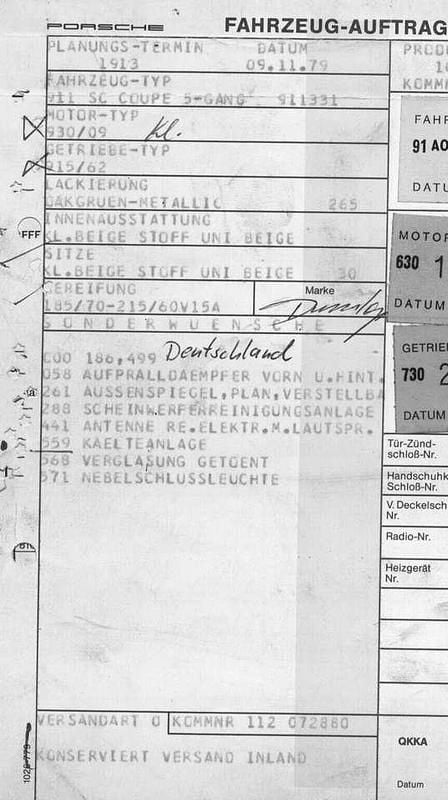 Gebraucht Porsche 911SC 188 PS (138 kW) 1979 Grün Coupé