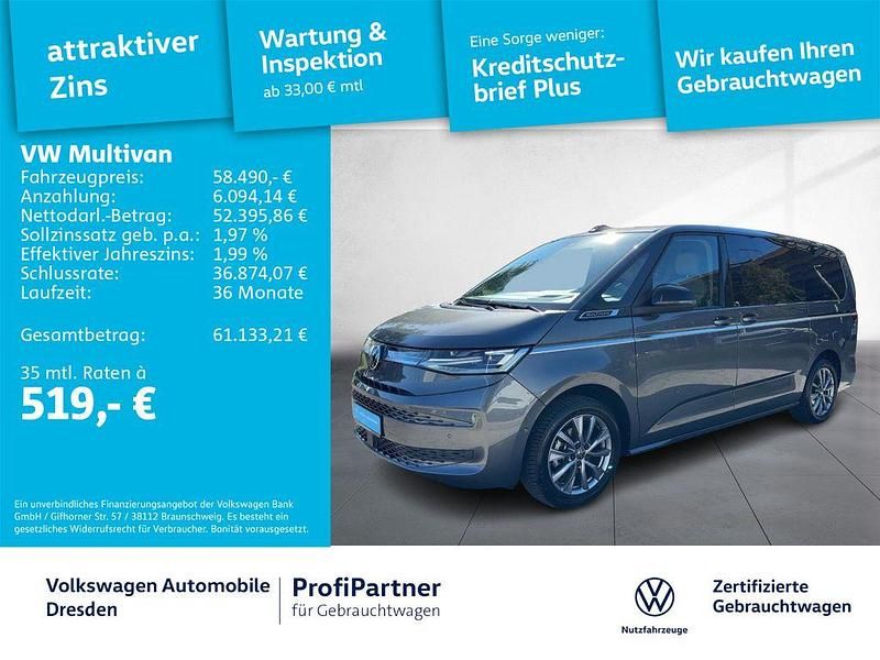 Indiumgrau metallic Gebraucht 2024 VW T7 Style Van | 58.490 € (Fairer Preis) - Bild 1/4