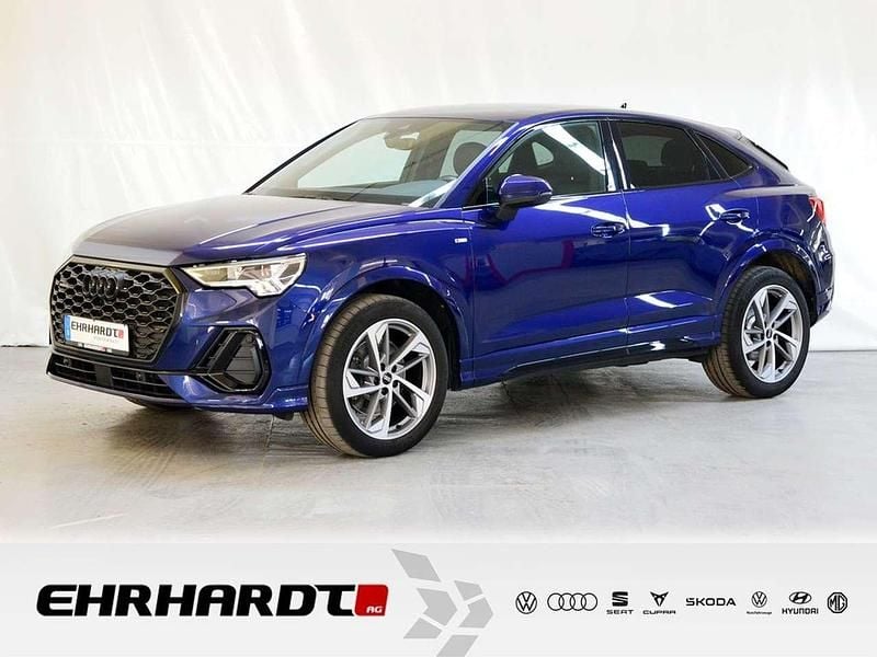 Blau Gebraucht 2022 Audi Q3 Sportback S-Line SUV | 40.190 € (Guter Preis) - Bild 1/3