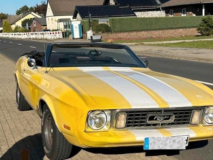 Gelb Gebraucht 1973 Ford Mustang Cabrio | 16.999 € - Bild 1/4