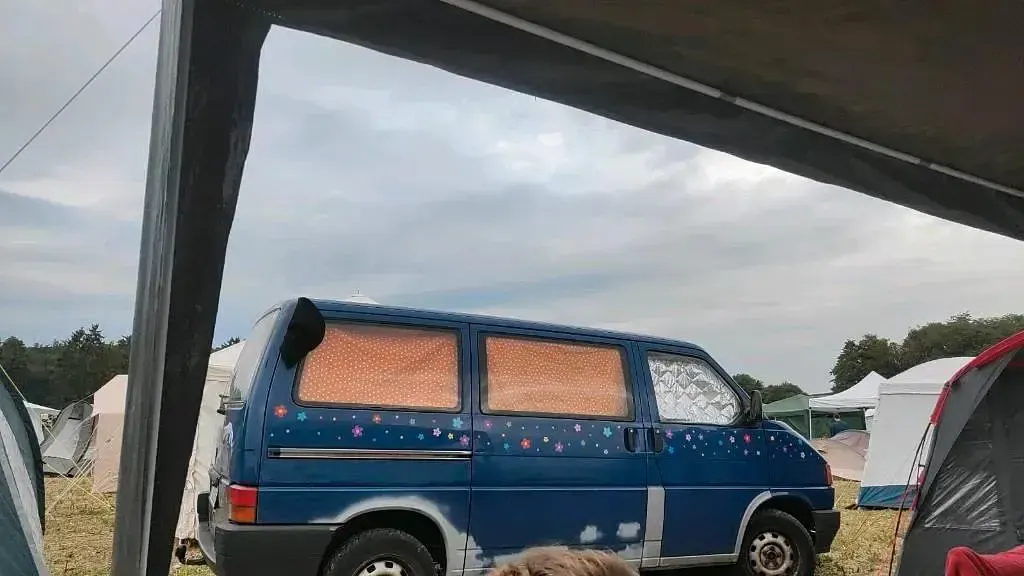 Gebraucht VW T4 78 PS (57 kW) 1995 Blau Van